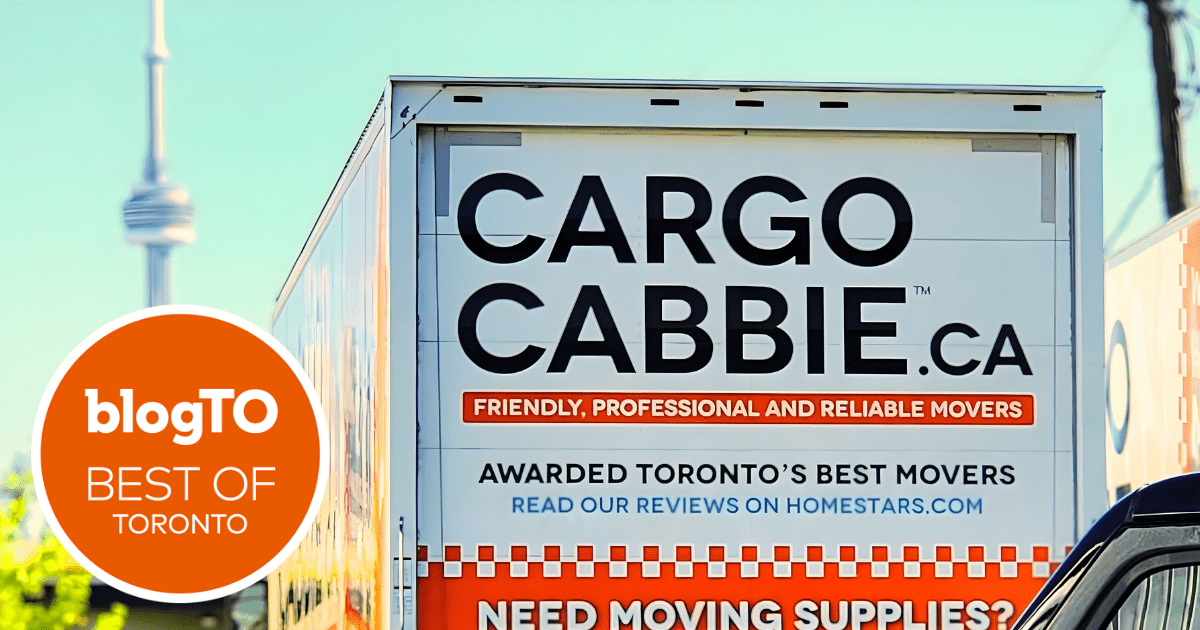 CARGO CABBIE Voted Best Movers in Toronto on blogTO