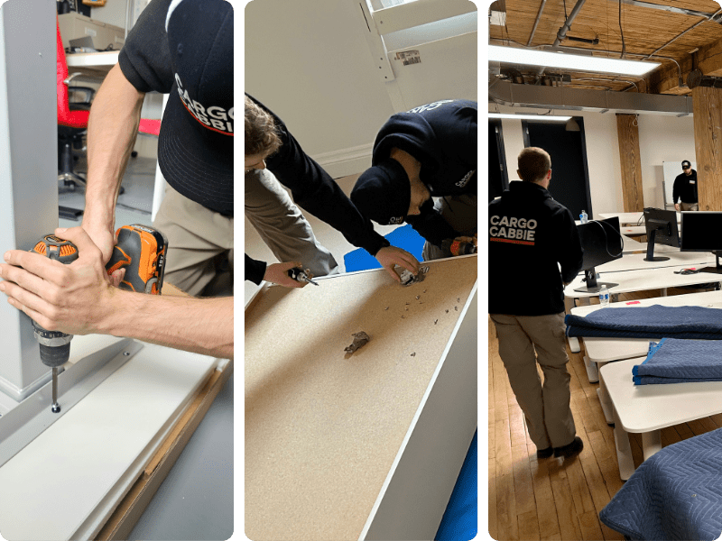 Office furniture instalations and assembly