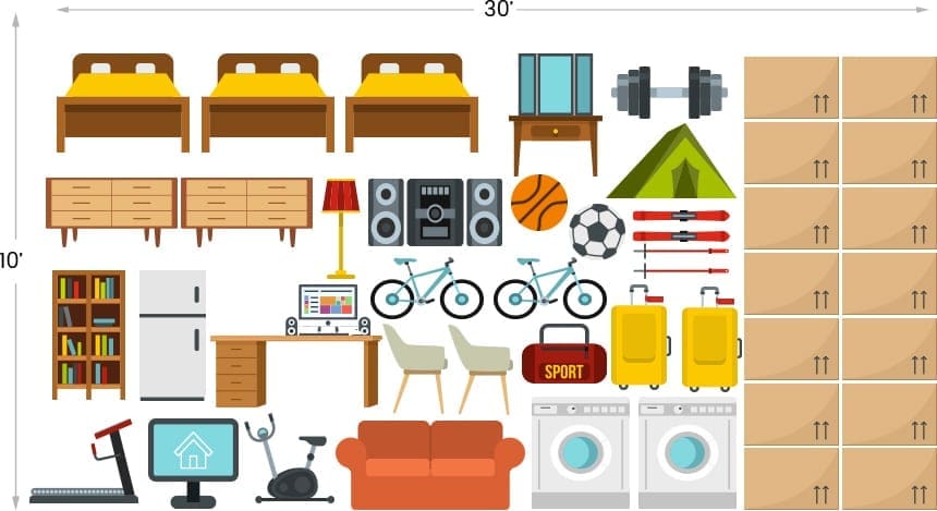 Moving and Storage Company 10x30 storage Toronto at Cargo Cabbie