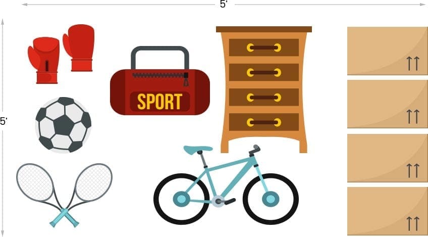 Toronto Storage 5x5 at Cargo Cabbie