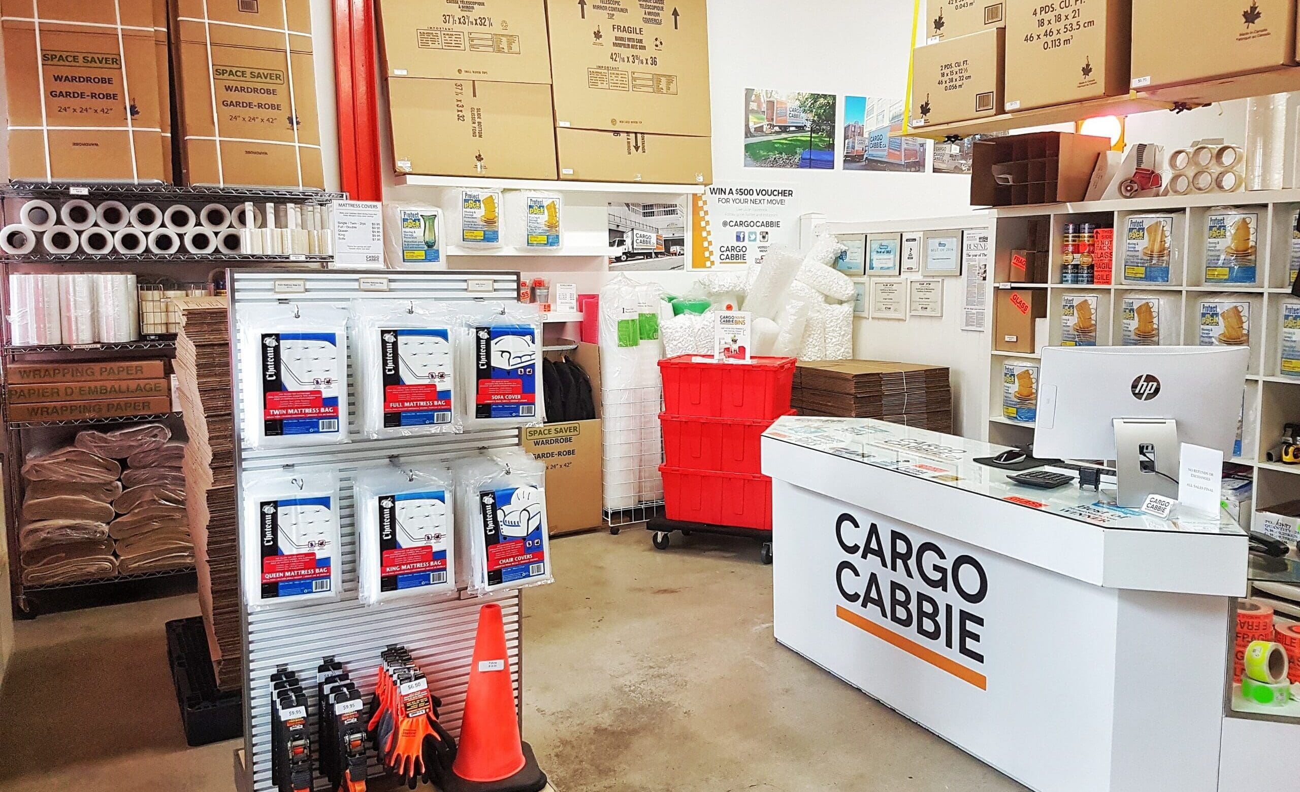 Moving Supplies Store in Toronto CARGO CABBIE