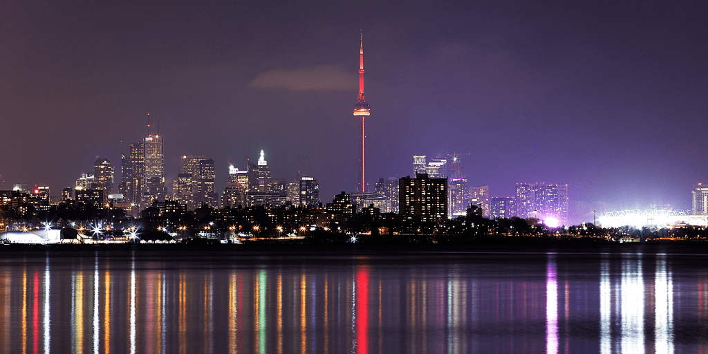 Toronto skyline from Etobicoke
