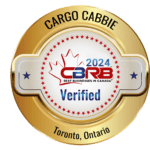 CBRB Verified Voted Best Moving Company in Toronto CARGO CABBIE 2024 CBRB Inc. CARGO CABBIE CBRB Verified 2024