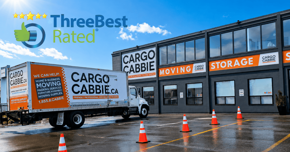 ThreeBestRated Movers in Toronto 2026 Award CARGO CABBIE Moving & Storage